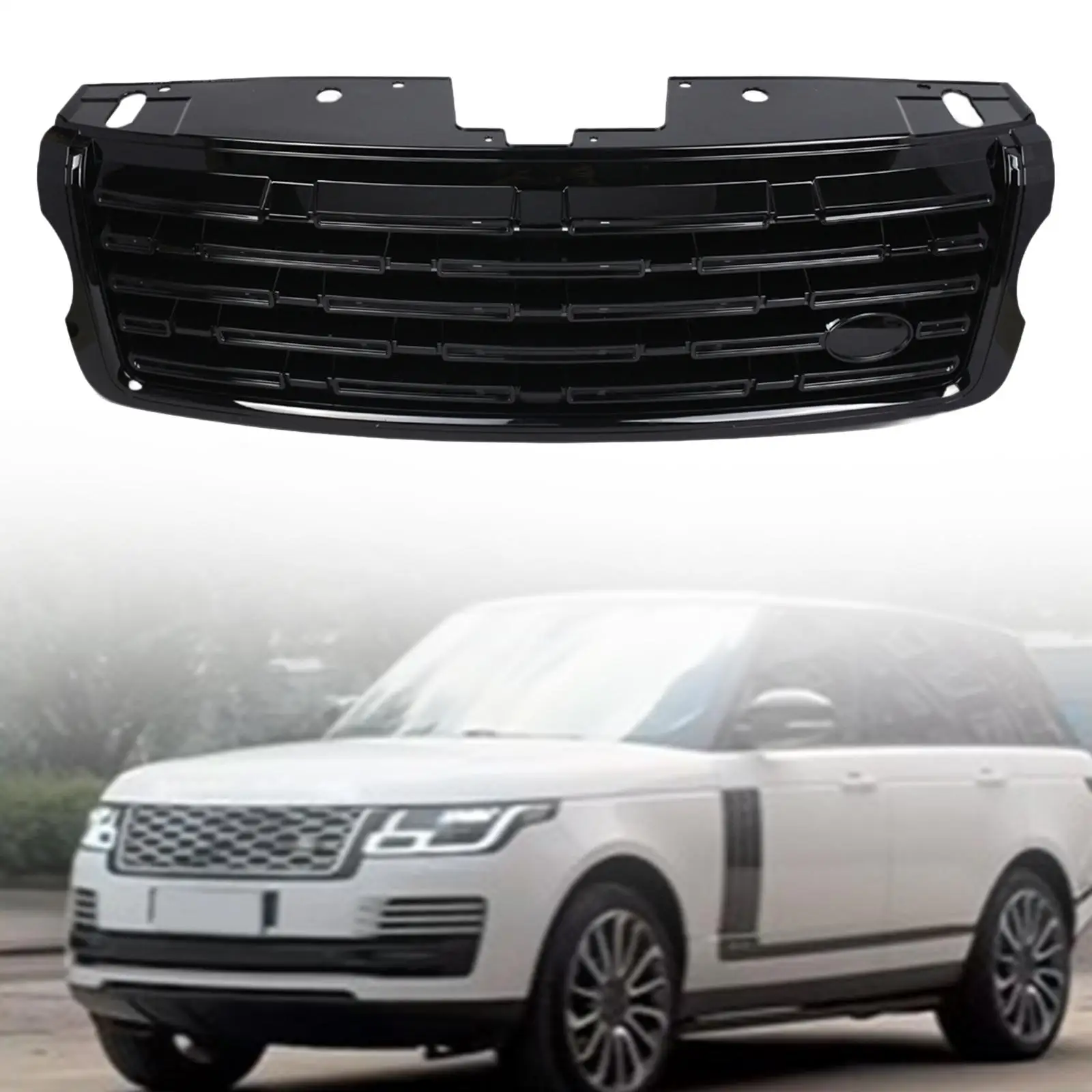 Grille Trim Spare Parts with Buckles on The Back Easy to Install Professional LR055880 for Land Rover Range Rover 2013-2017