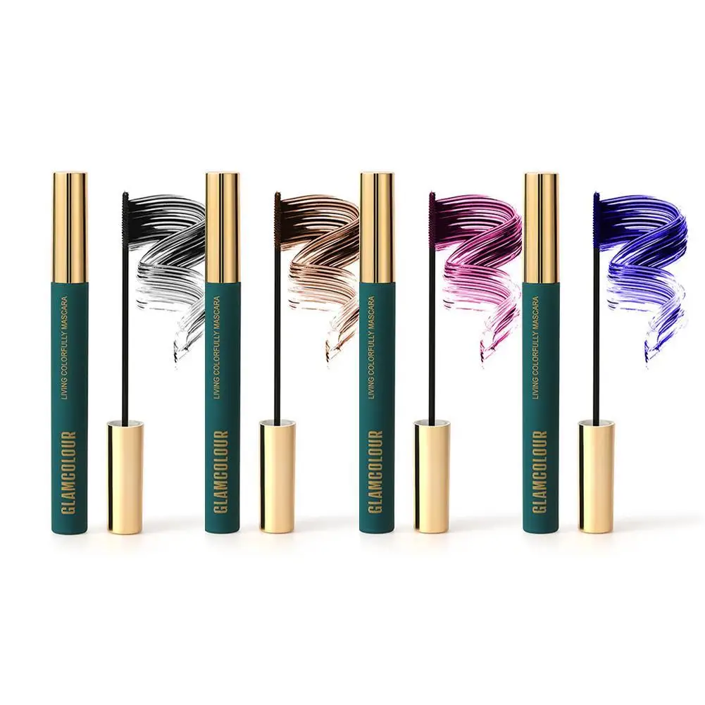 4 Kleuren Hete Verkoop Magische Kleur Skinny Mascara Waterdichte Eye Lash Curling Volume Zijde Vezel Wimper Mascara Dropshipping