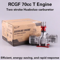 New RCGF 70cc Twin Cylinder Petrol Engine Dual Cylinder with Muffler/Igniton/Spark Plug for RC Model Airplane