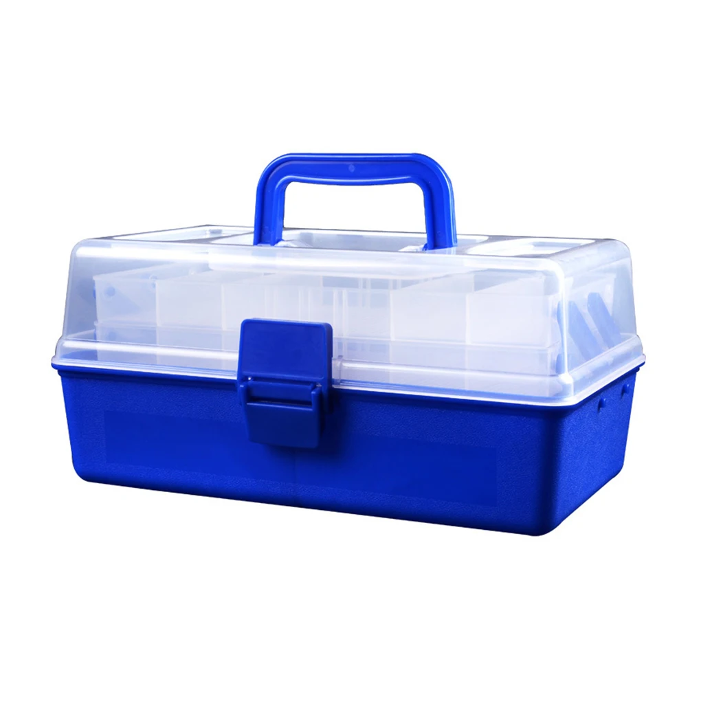 Versatile And Durable Fishing Tackle Box With Convenient Adjustable Compartments Portable ABS