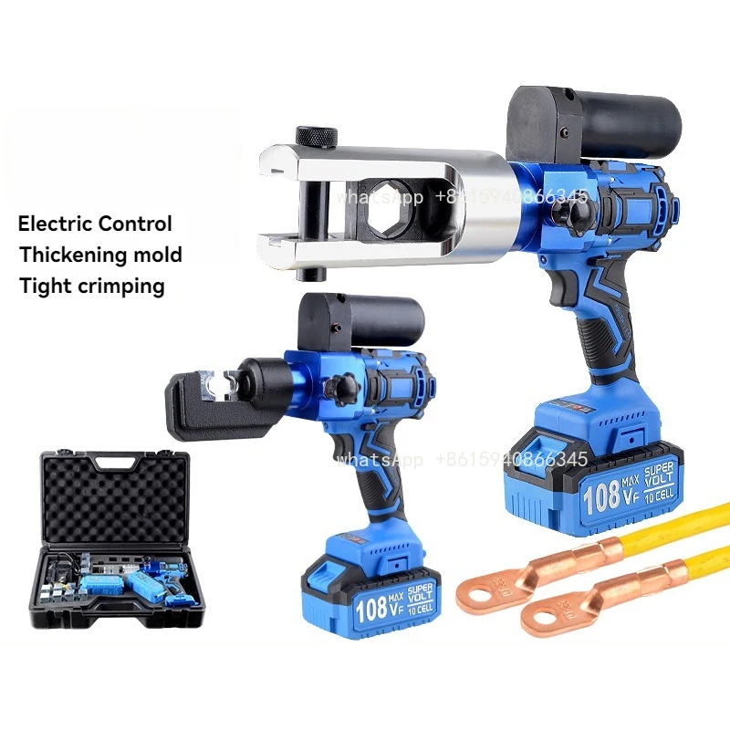 Professional Rechargeable Hydraulic Crimping Pliers for Wires Copper/Aluminum Terminals CM70-400 Electrician specific