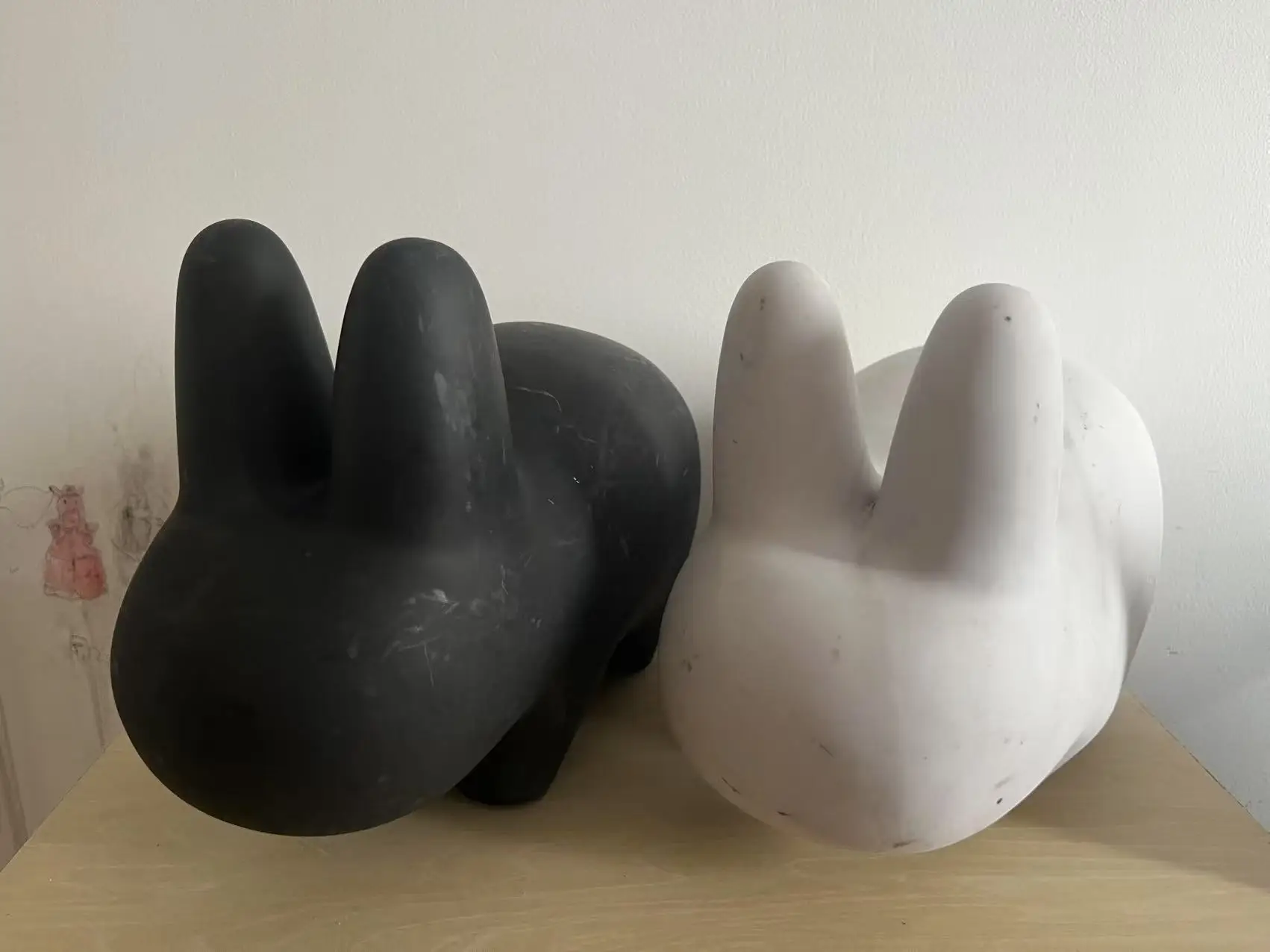 Kozik Kidrobot Labbit Frank DIY Kids Toys for Art Students White Dolls Do it Yourself Vinyl Art Figure Toy Accessories