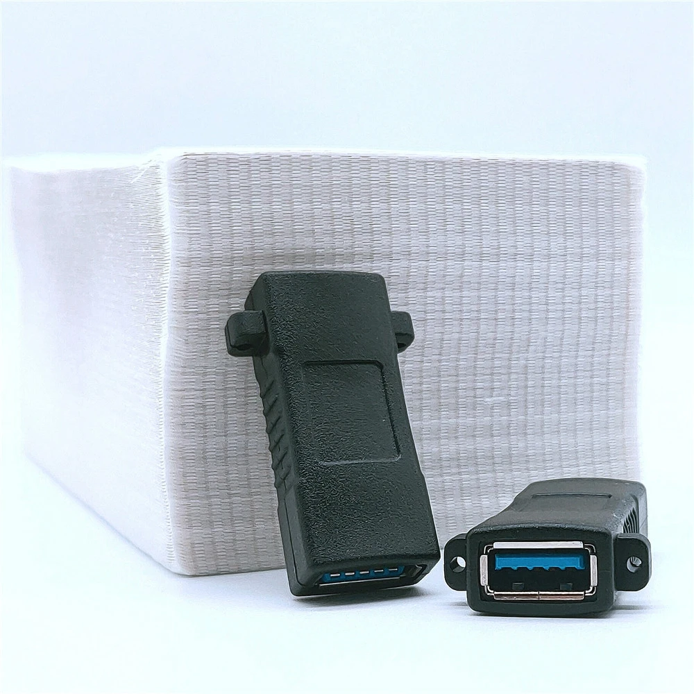 سرعة سريعة USB3.0 نوع A أنثى إلى شاحن أنثي محول تمديد موصل قابس USB 3.0 AF إلى AF موصل المقابس #4
