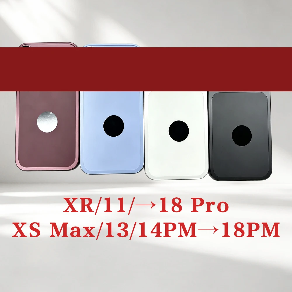 DIY Full Assembly For XR like 18 Pro Housing,For 14 Pro to 18 Pro 11 DIY 18 Pro Backshell 13 14 Pro Max Retrofit 18 Pro Max