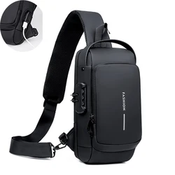 Men Sling Backpack Cross body Shoulder Chest Bag Anti-theft Travel Motorcycle Rider Waterproof Oxford Male Messenger Bags