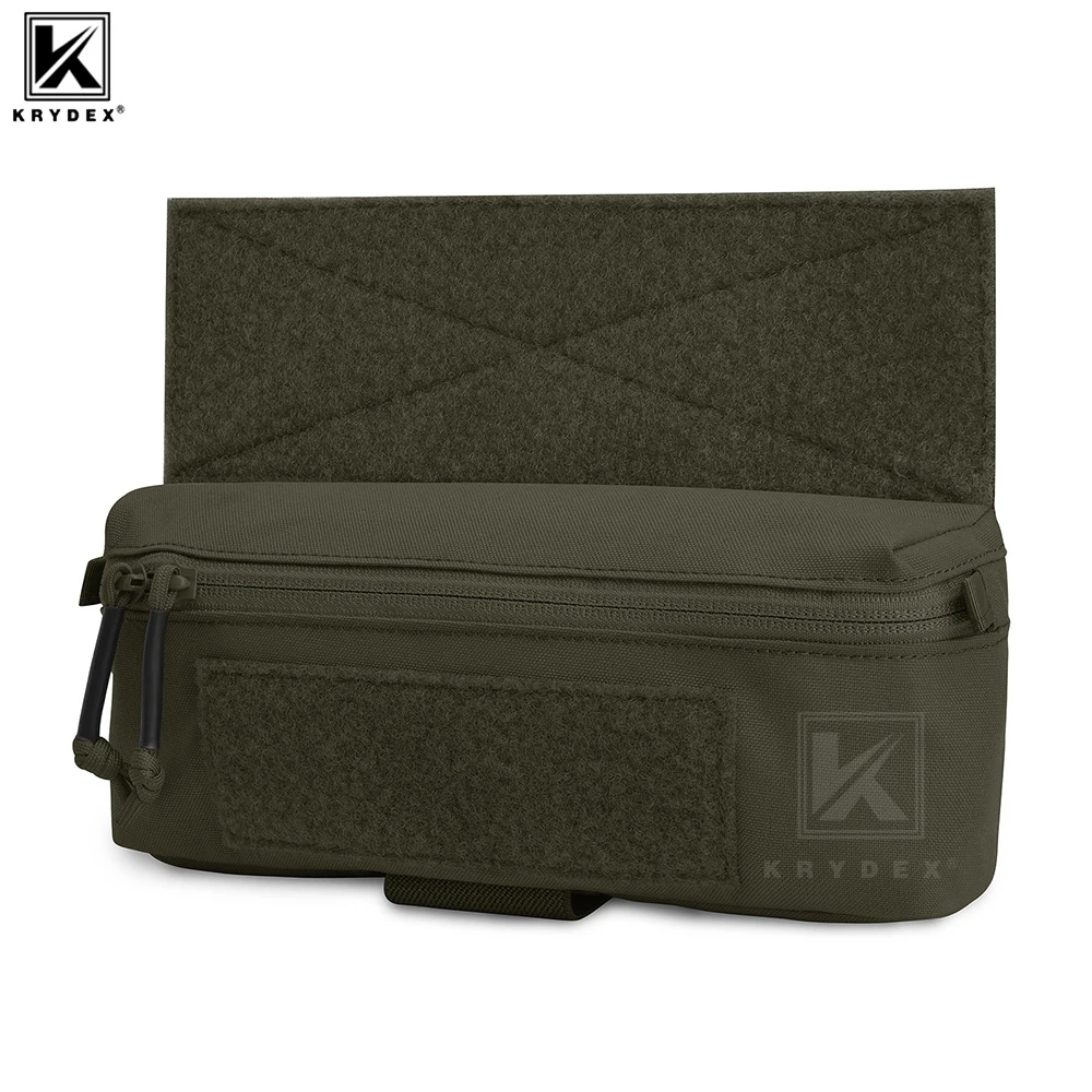 KRYDEX-Mini bolsa colgante Ranger Green, riñonera de almacenamiento de herramientas tácticas para JPC, CPC, LBT, portador de placa, MK3, MK4, aparejo de pecho