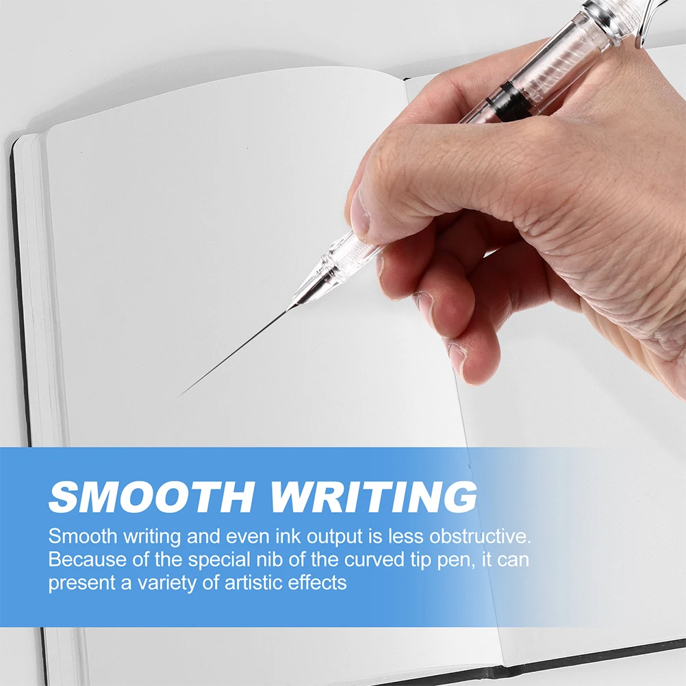 

NAMOARLY 4Pcs Fountain Pen Set with Ink Converter for Writing Practice Retractable Office School Use