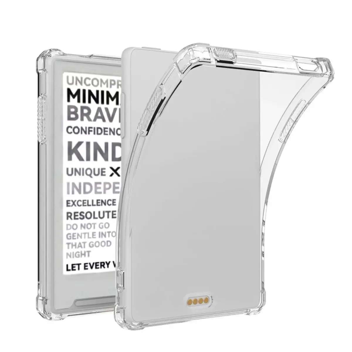 For Xteink X4 Protective Case Transparent Protective Cover Crystal Clear Water Shell Scratch Soft Shell