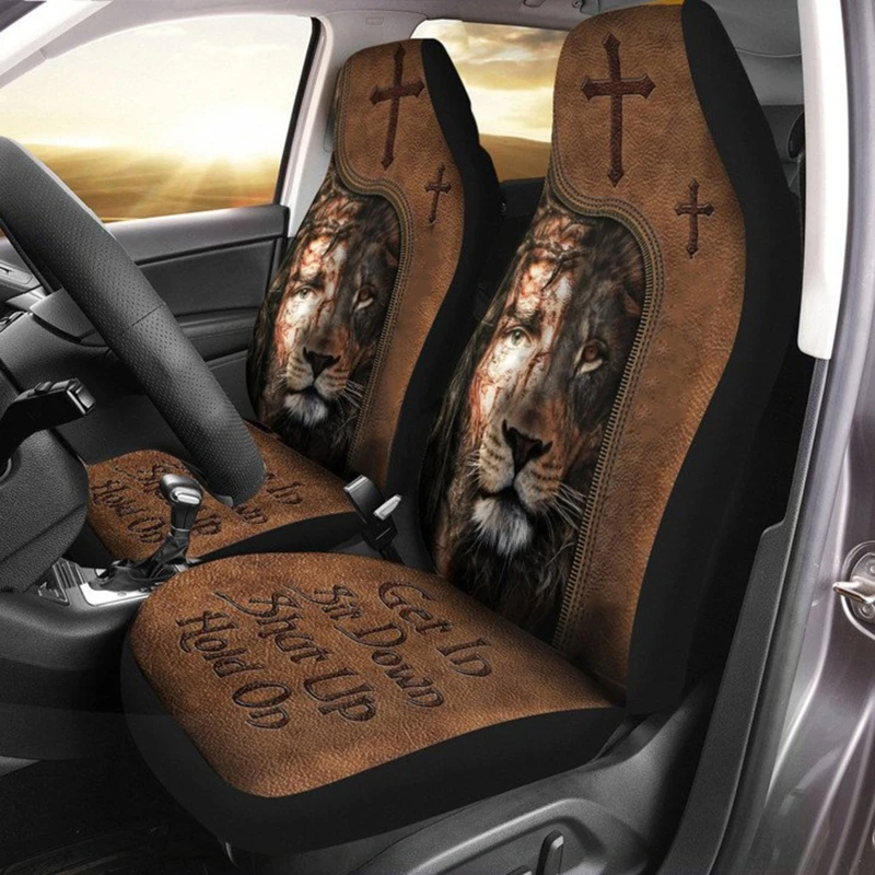 G99F Car Seat Cover Animal Printing Color Full Set Car Good Fit For Car Vechile