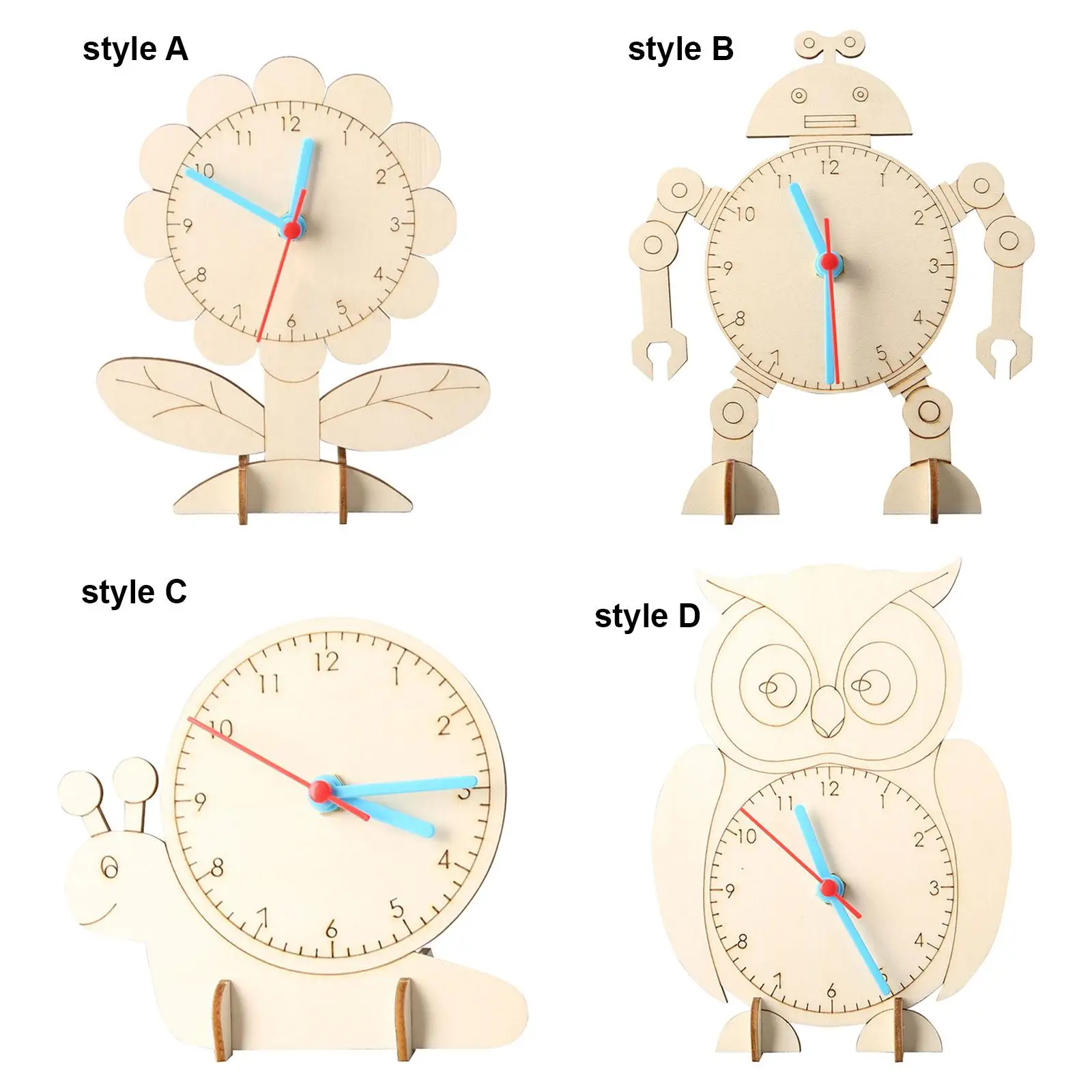 DIY Clock Model Science Experiment Kits for Developmental Toy Kids Teens