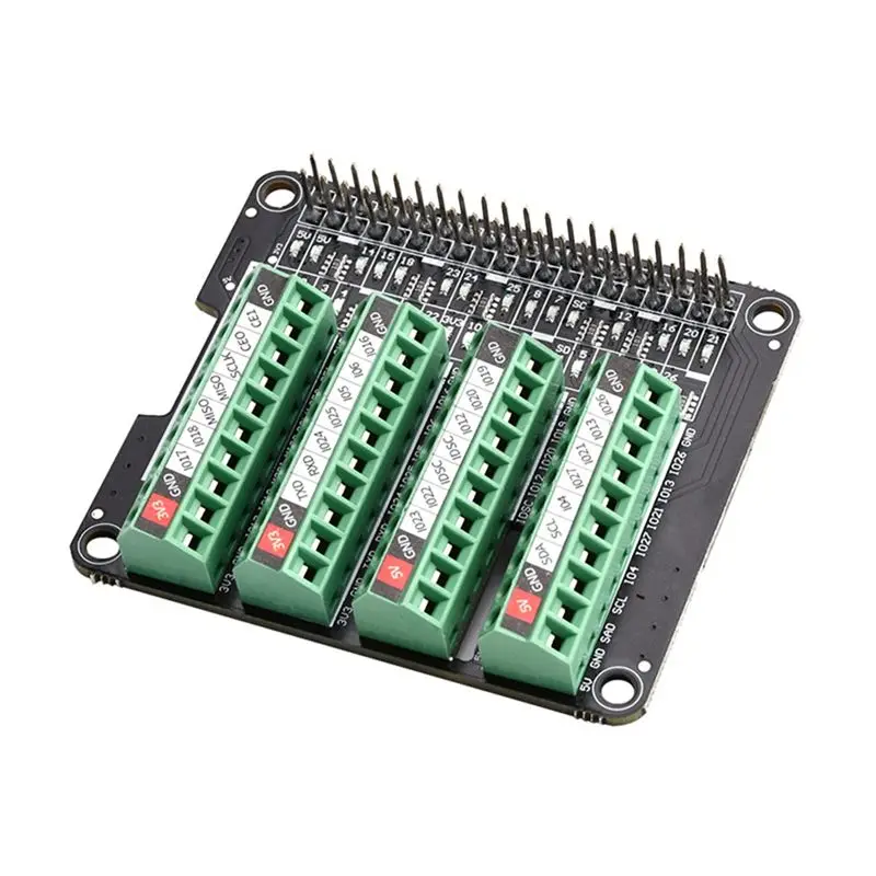 Ultra-Small Rpi GPIO Status LED & Terminal Block Breakout Board Module For Raspberry Pi-A32R