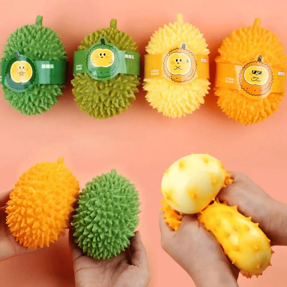 1/2PCS Durian Pressure Ball Can Be Pulled Or Pinched Stress Relief Squeeze Sensory Toys Boys And Girls Birthday Party Favors