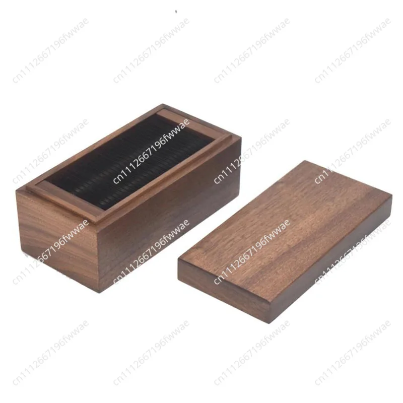 Precision sharpening tool for tailors and fashion designers - Black Walnut Sewing Chalk Knife Sharpener and Fine Grinder