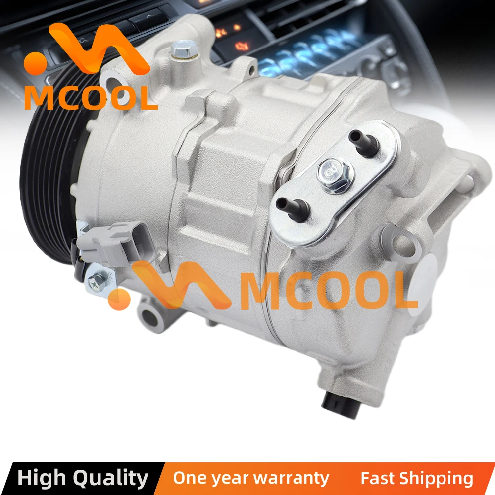 New AC Compressor for Jeep Cherokee KL 2014-2022 Chrysler 200 2015-2017 68103198AA  68103198AB  68103198AC 6PK