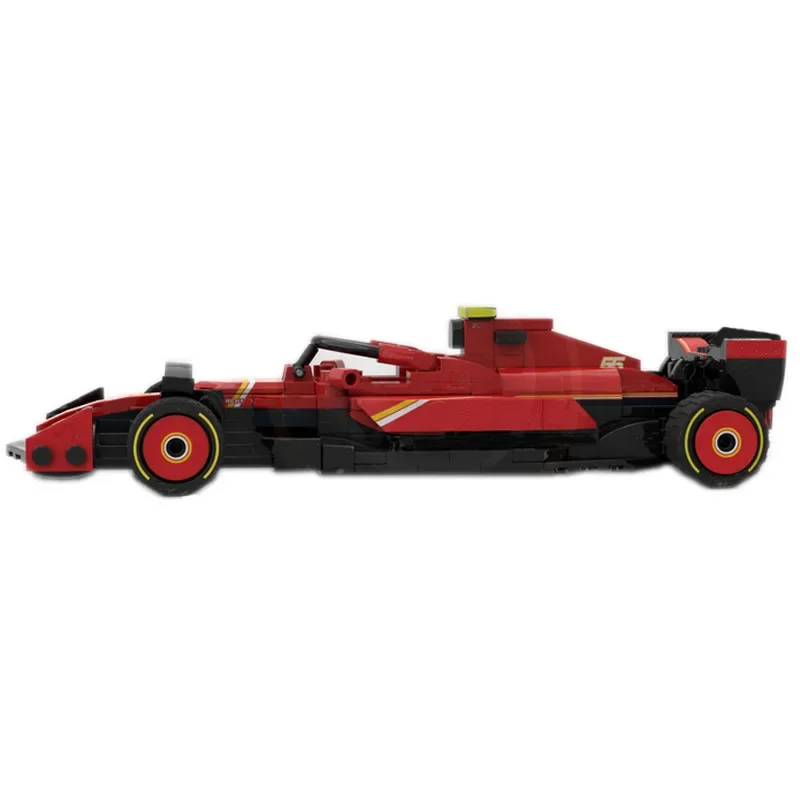 New Technical MOC-176586 SuperSF-24 Team Stake SuperRace Car Model Buiding Kit Creators Block Bricks Kid Toys Birthday Gifts