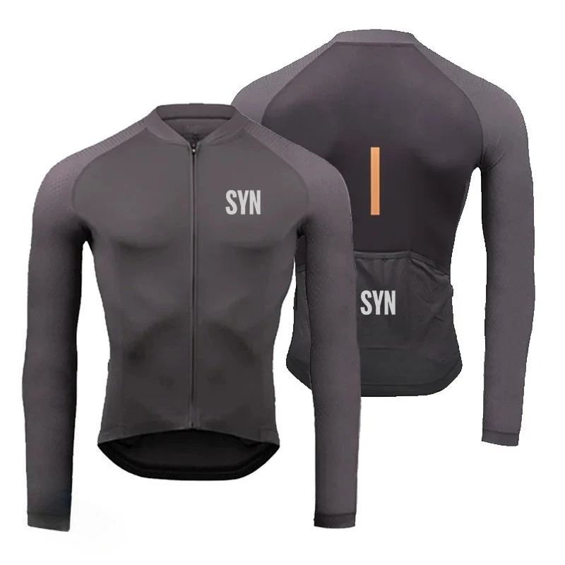 

Осенний комплект велосипедного трикотажа SYN BIEHLER Team, велосипедная MTB Maillot Ropa Ciclismo, униформа для шоссейного велосипеда, одежда Bicicleta с длинными рукавами