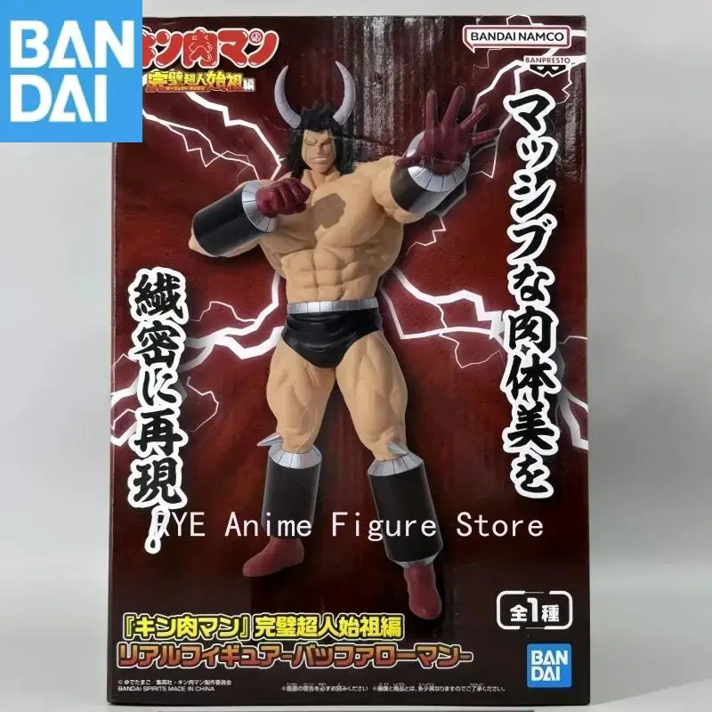 

Genuine Bandai Banpresto Kinnikuman The Perfect Superhuman Origin Chapter Buffaloman Anime Figure Model Collector Figurine Toys
