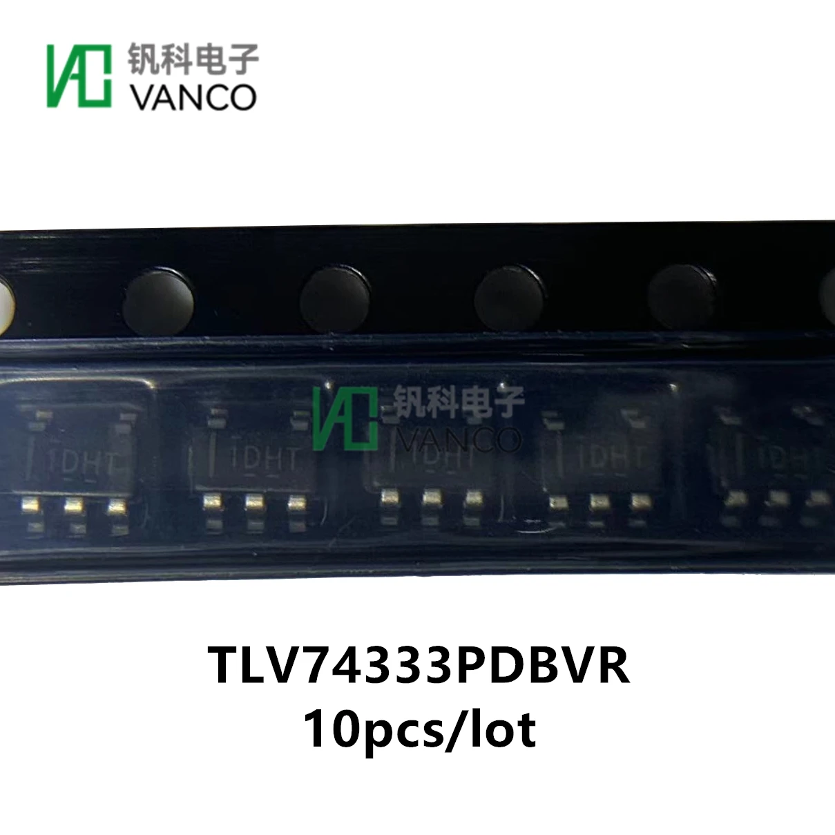 10pcs/lot TLV74333PDBVR IC REG LINEAR 3.3V 300MA SOT23-5 In Sctock