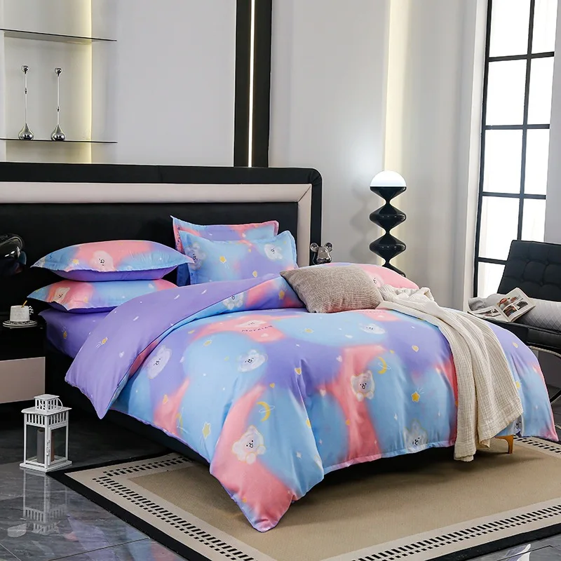 2026 Home bedding, hat model, quilt cover, new soft four-piece set of sheets