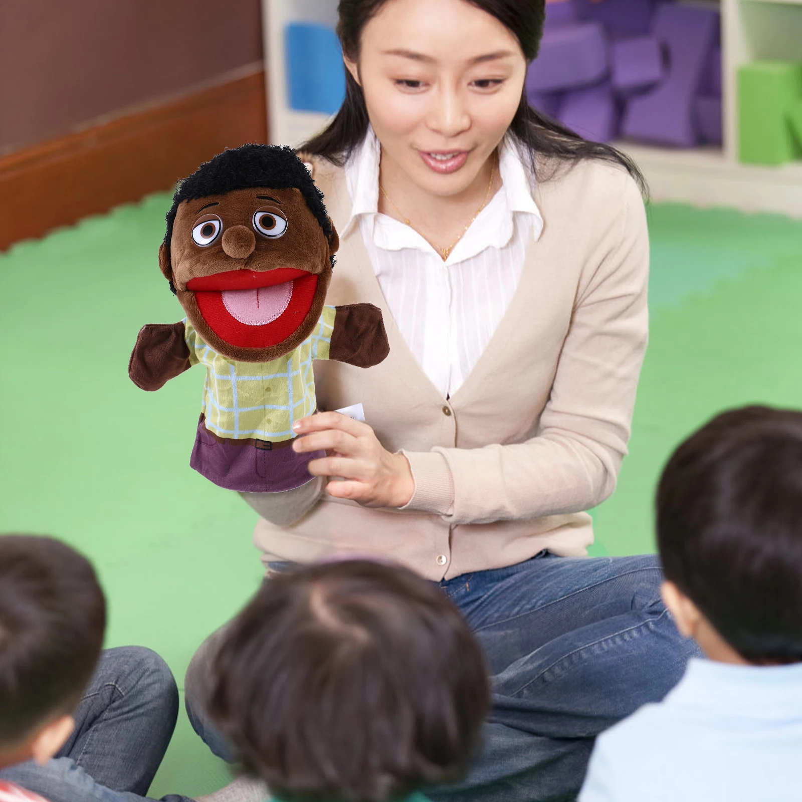 

1pc Creative Cartoon for Kids Family Role Play Educational Toy Lightweight Portable Comfortable Easy Wear All Ages for Children