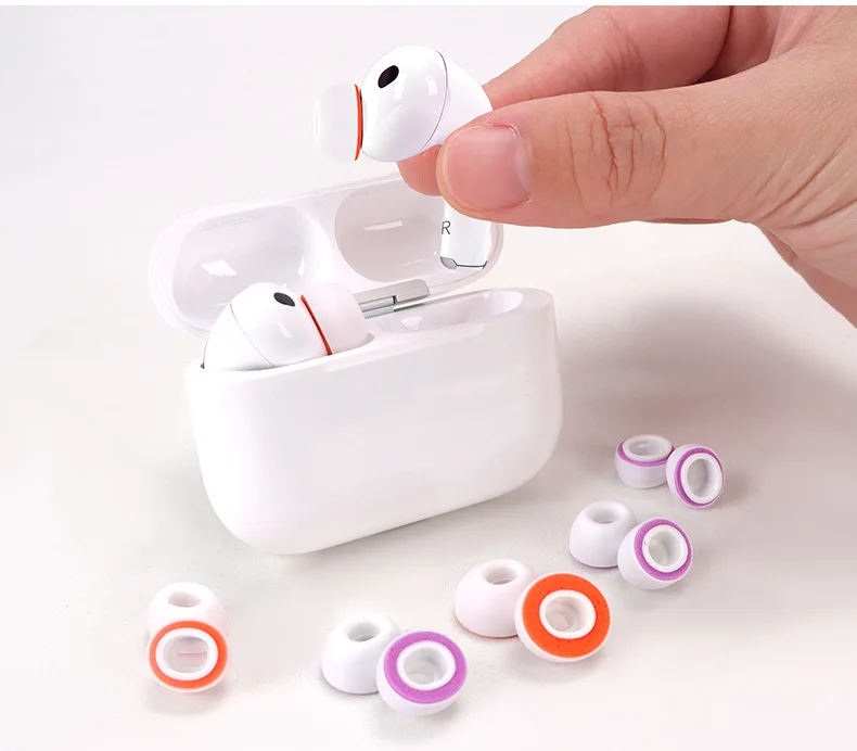 Memory Foam Replacement Eartips for Apple AirPods Pro 3 Soft Sponge Earpads Cap Ear Tips Accessories XXS/XS/S/M/L