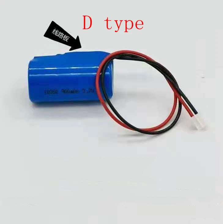 2 sztuk/partia 18350 900mAh 3.7V akumulator litowy