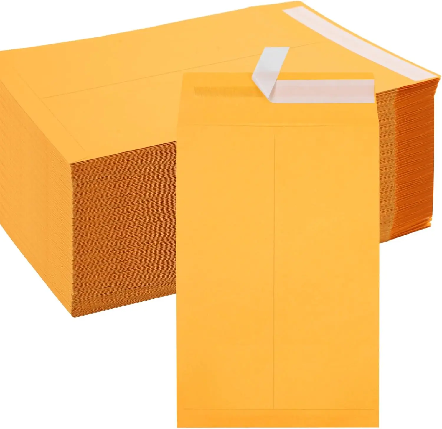 

6x9 Envelopes Self Seal, Yellow Kraft Envelopes for Mailing Letters, Documents, Photos, Invitation Cards with Tear Resistant