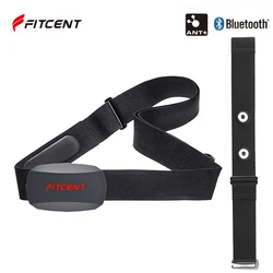 1Pc cardiofrequenzimetro fascia toracica + 1Pc cintura di ricambio Bluetooth5.0 ANT + sensore Fitness esterno per Strava Wahoo Garmin Zwift