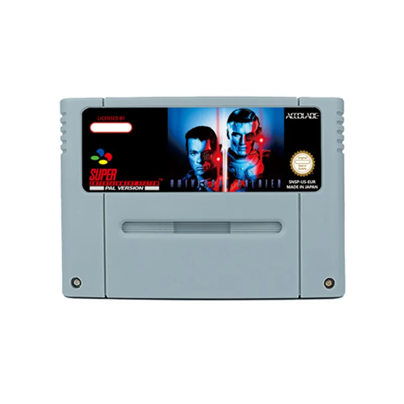 Universal Soldier  Action  Game for SNES USA Version 16 Bit Retro Cart Children Gift