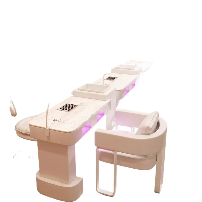 

Nail art table and chair set full set of high-end combination