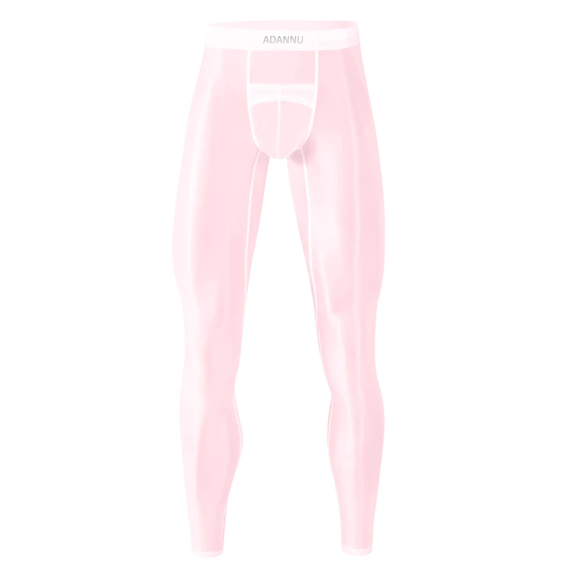 Man Underwear Hot Long Leggings Underpants Men Quickly Do Men's Boxer Briefs Fashion Tight Sports Fitness Pants Ice Silk Panties