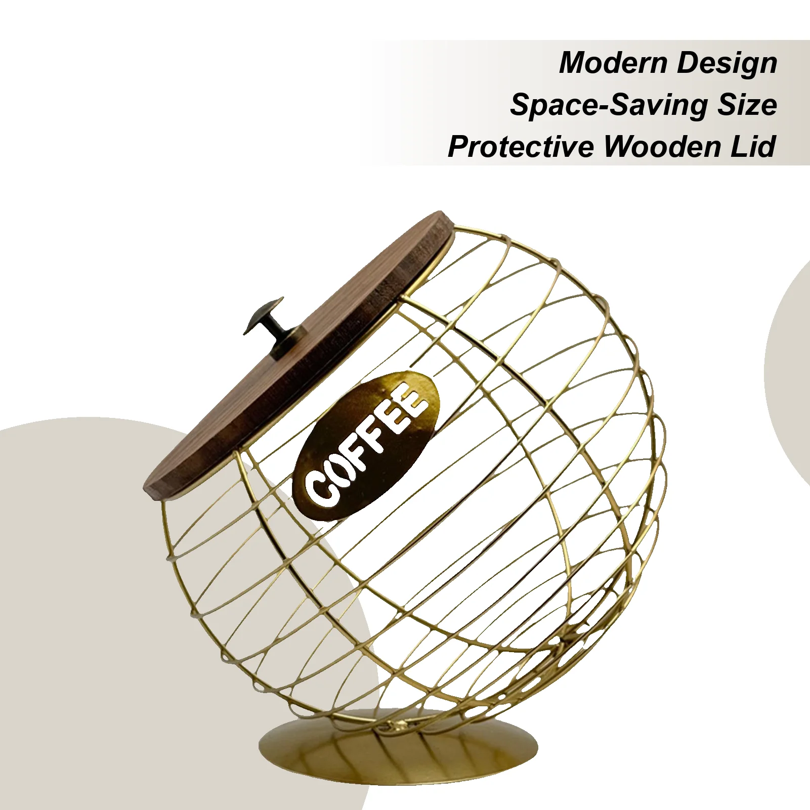 

Держатель для кофейных стручков, подставка большой емкости, станция для кофейных стручков для кухонной стойки, гостиной, вечеринки, бара, фруктов, банана, груши, закуски