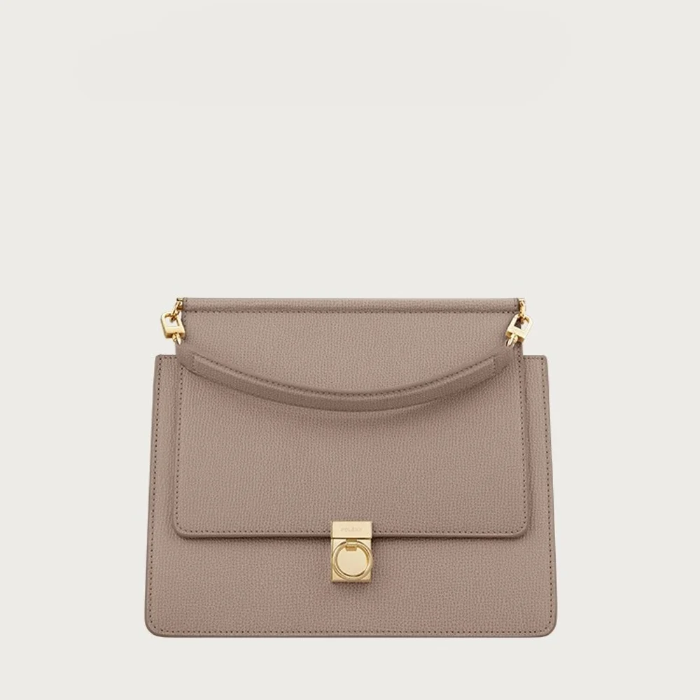 

2025 New Fashion Queen Bag Litchi Artificial Leather Handheld Crossbody Bag Single Shoulder Large Capacity Bag