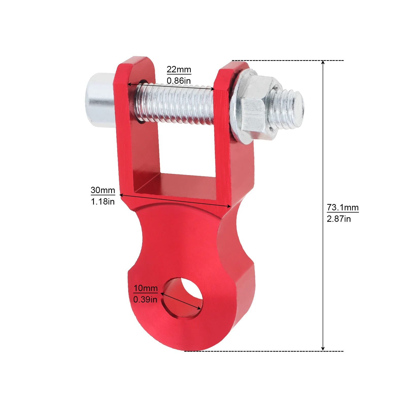 1 قطعة دراجة نارية من سبائك الألومنيوم صدمة موسع ارتفاع تمديد تعليق الناهض للدراجات النارية سكوتر استبدال أجزاء ///.\p #3