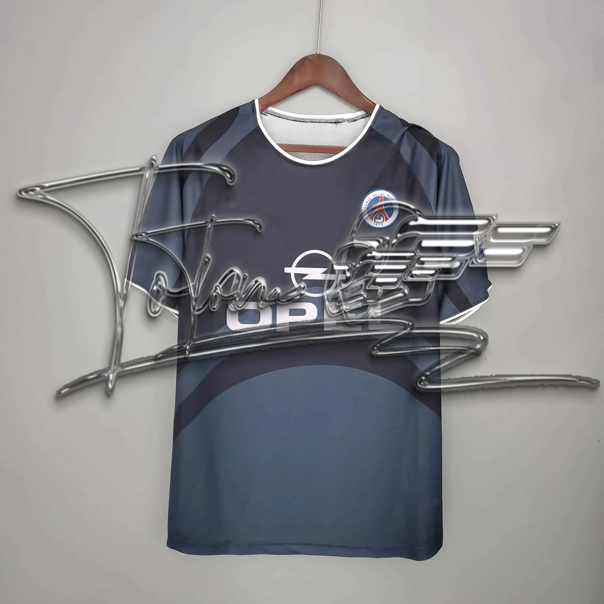 Classic French-style outdoor sports short-sleeved Parisian street style casual couple's football top