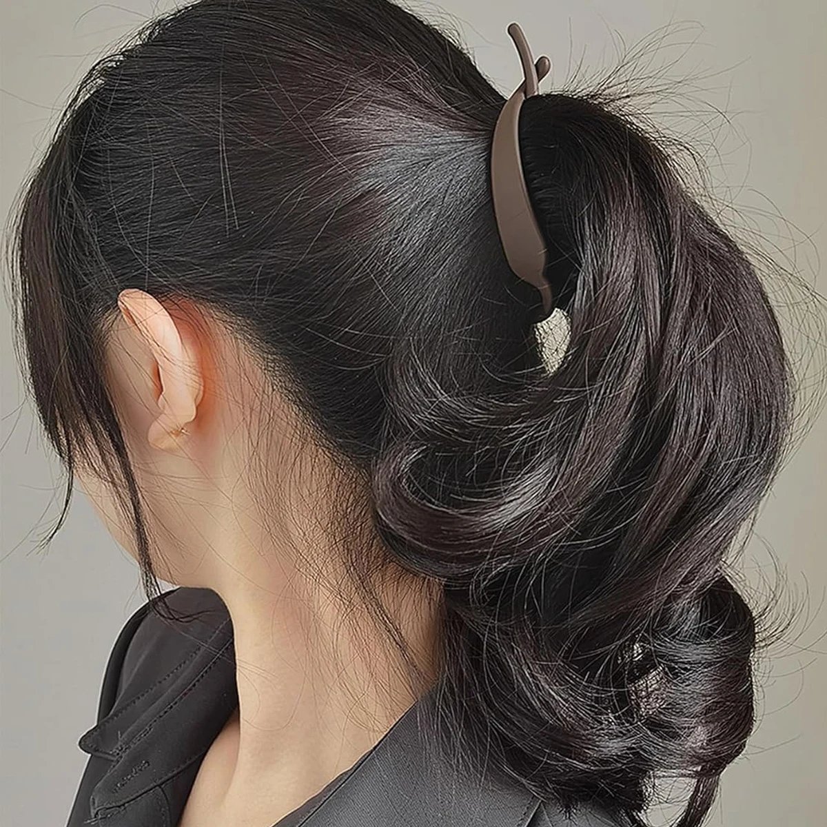 6 قطع من مشابك شعر الموز للنساء، مشابك فكية غير لامعة، إكسسوارات للشعر السميك والرفيع، عقد قوي