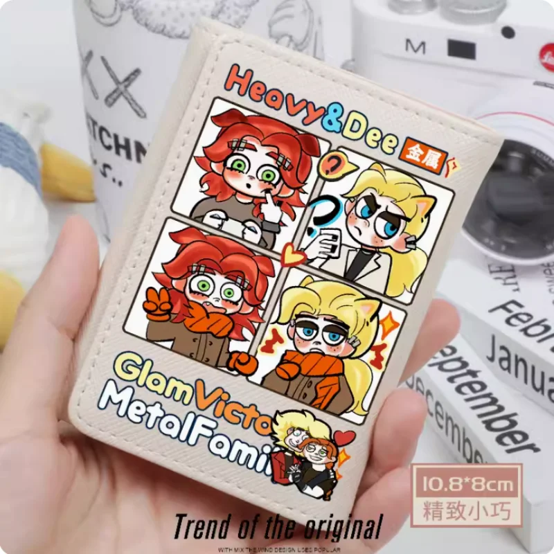 

Anime Metal Family Dee Heavy Fashion Wallet PU Purse Card Coin Hasp Money Bag Cosplay Gift B1526