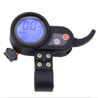 For JP Display 36V-60V Motor Brushless Controller LCD Display Panel Thumb Throttle For FLJ T11 T113 Electric Scooter Parts B