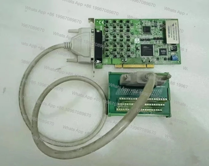 Tarjeta de recogida de datos PCI-1724U usada, agregar placa terminal ADAM-3962