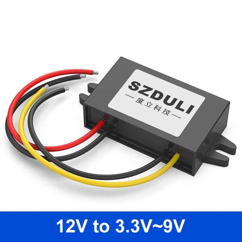 12V to 3.3V 3.7V 4.2V 5V 6V 7.5V 9V step-down converter 3V-40V step-down 5V power module 12V to 7.5V DC regulator