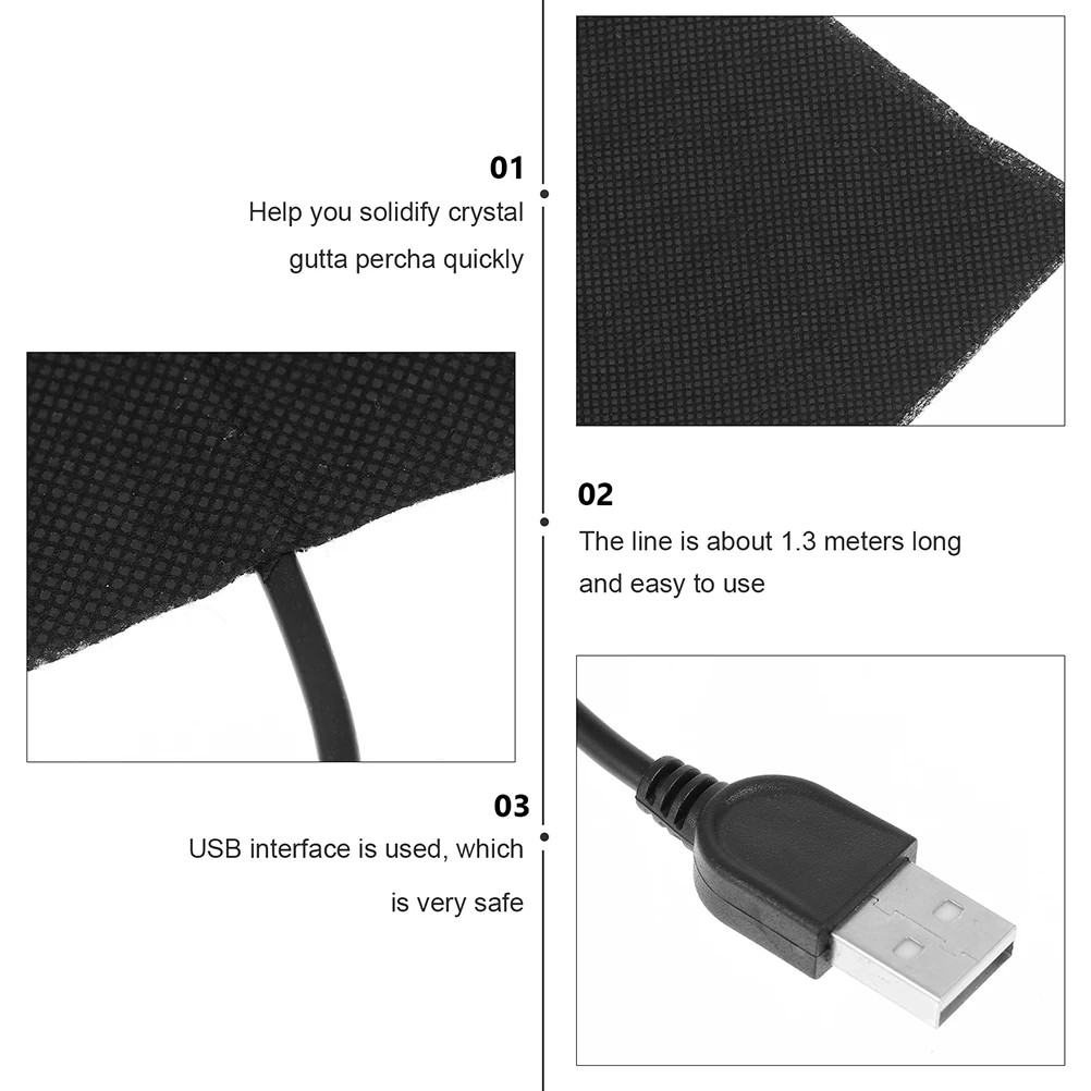

2 Pcs USB Heating Pad Resinheating Mat for Epoxy Diy Indoor Supplies Pads Cotton Portable