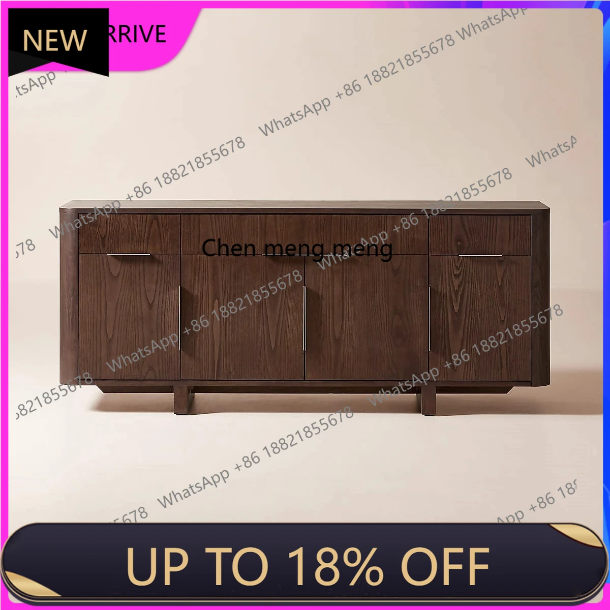 

C88 Creative side cabinet Hotel clubhouse Solid wood entrance, cafe, storage, TV cabinet