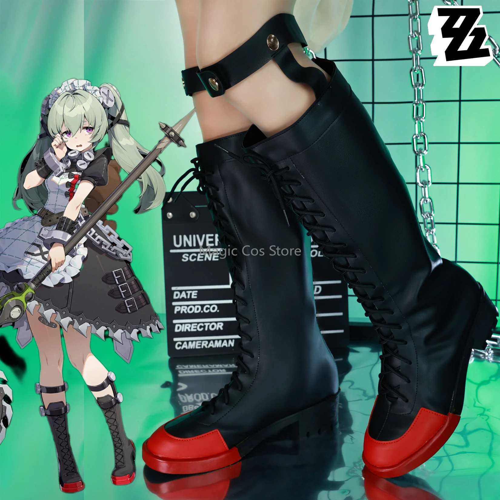 ZZZ Corin Wickes Cosplay Schuhe Spiel Zenless Zone Zero Cosplay Corin Wickes Cosplay Schuhe Stiefel