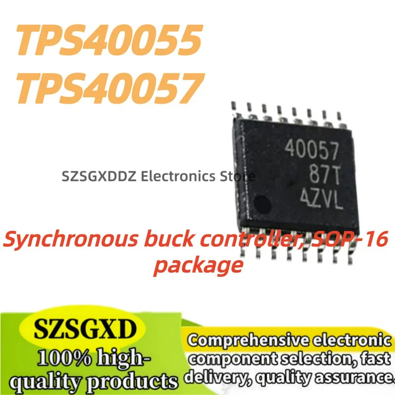 5-10 pieces 100% New Quality TPS40055 TPS40057 40055 40057 TPS40055PWPR TPS40057PWPR TPS40055PWP TPS40057PWP SOP-16 Chipset
