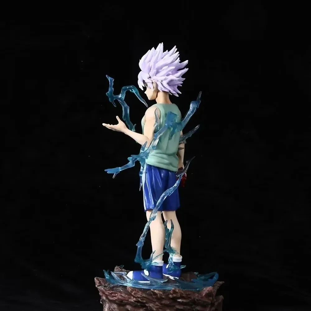 Figurine d'action debout Hunter x Hunter, mode vitesse, Gon Alluka Zoldyck, Chrollo Lucilfer, statue Kurapika, modèle jouet cadeau, 22 cm