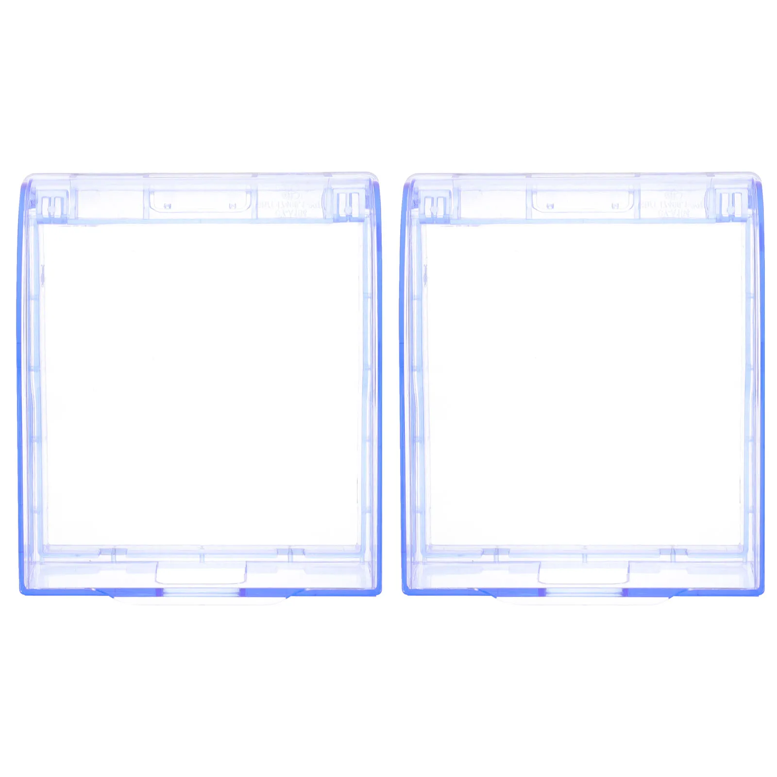 

2pcs Blue Bathroom Kitchen Waterproof Socket Cover Thickened Anti Splash Box Plug Receptacle Protector Outlet Electrical Covers