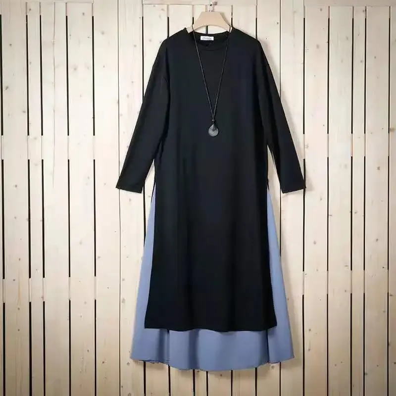 Vestido Longo Abaya Muçulmano para Eid, Veste Islâmica, Ramadan Kaftan Abayas, Ramadan Kaftan, Dubai, Árabe, Conjunto de 2 Peças, Turquia Robe Suit