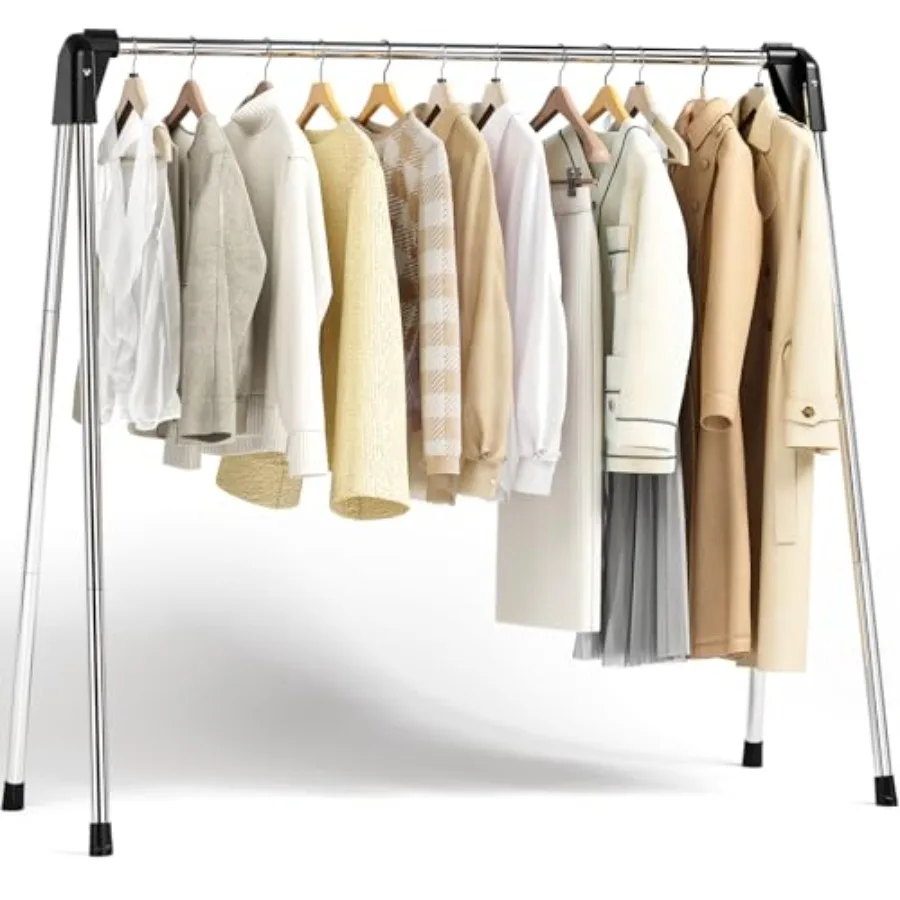 

Сушилка для одежды из нержавеющей стали с регулируемой высотой, складная, с раскладными крыльями, для использования в помещении