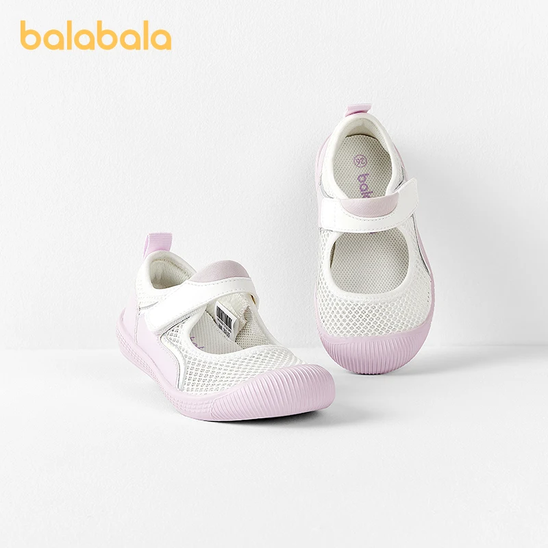 Balabala-sapatos de lona para crianças, sapatos antiderrapantes, sola macia, na moda, estudante, para bebê, meninos e meninas, novo verão, 2024