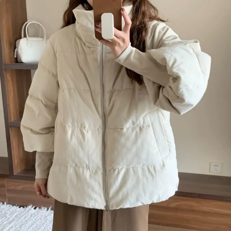 

2025 New Women's Winter Cotton Jacket Short Loose Thick Casual Cotton Clothing Fashion Cotton Coat